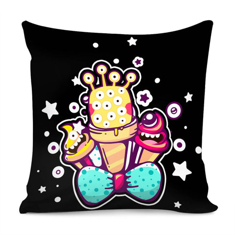 Image of Spoof Ice Cream Pillow Cover