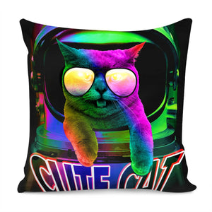 Spectacle Cat Pillow Cover