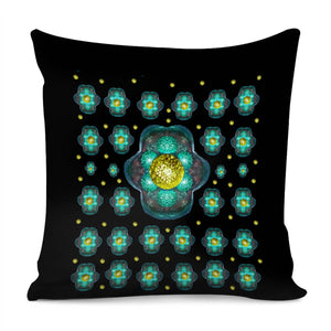 Flowers And Balls Pillow Cover