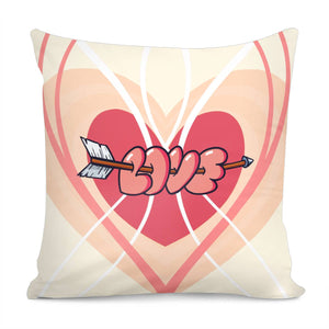 Arrow Of Love Pillow Cover