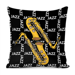 Saxophone Pillow Cover