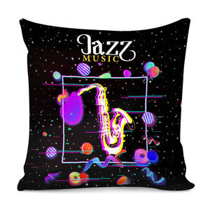 Saxophone Pillow Cover