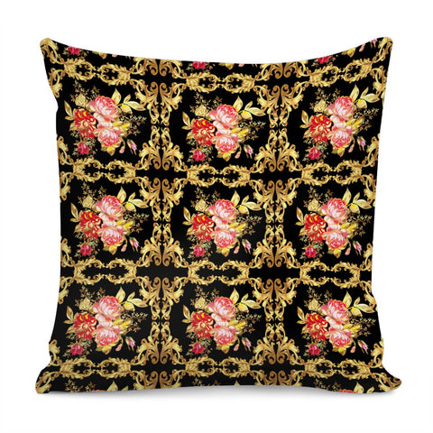 Image of Baroque Pattern Pillow Cover