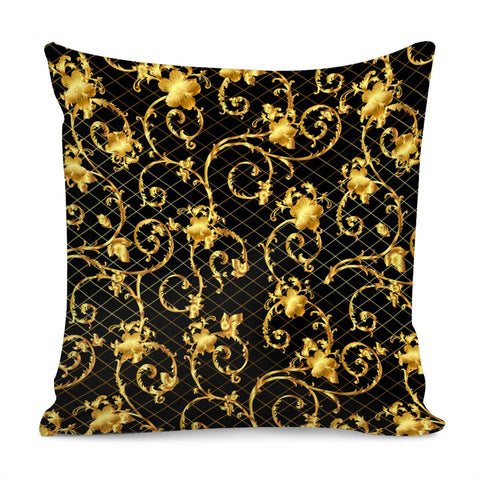 Image of Baroque Pattern Pillow Cover