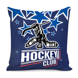 Ice Hockey Pillow Cover