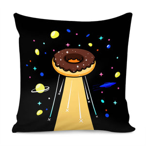 Donuts And The Universe Pillow Cover