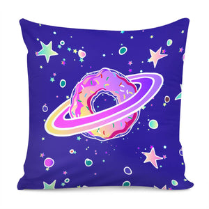 Donuts And The Universe Pillow Cover