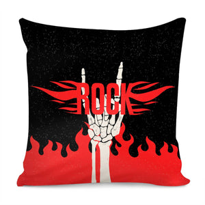 Rock Gesture Pillow Cover