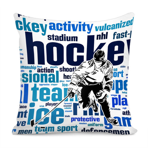 Image of Ice Hockey Pillow Cover