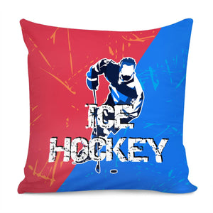 Ice Hockey Pillow Cover