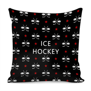 Ice Hockey Pillow Cover