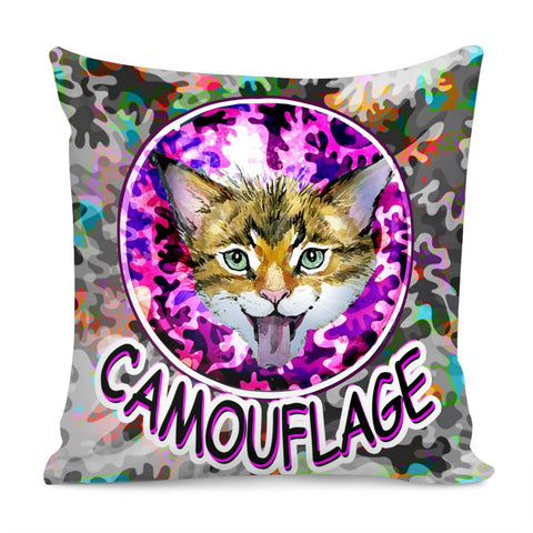 Image of Cat Pillow Cover