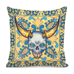 Human Skeleton Pillow Cover