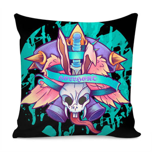 Human Skeleton Pillow Cover