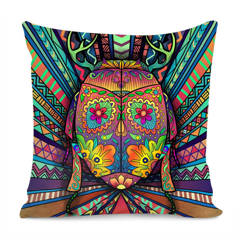 Image of Color Beetle Pillow Cover