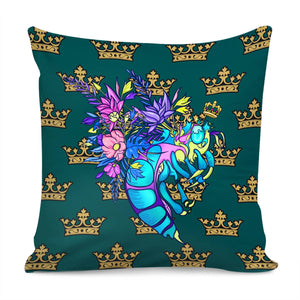 Bee And Flower Pillow Cover