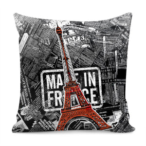 Eiffel Tower Pillow Cover