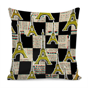 Eiffel Tower Pillow Cover