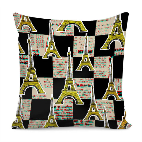 Image of Eiffel Tower Pillow Cover