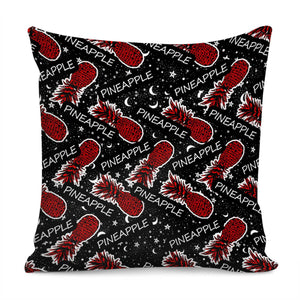 Blood Red Pineapple Pillow Cover