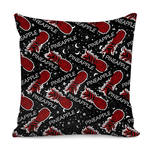 Image of Blood Red Pineapple Pillow Cover