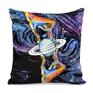 Robot And Universe Pillow Cover