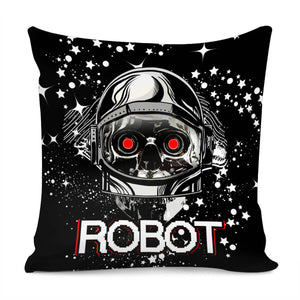 Robot And Aerospace Helmet Pillow Cover