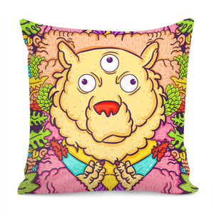 Monster Bear Pillow Cover