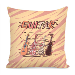 Guitar Pillow Cover