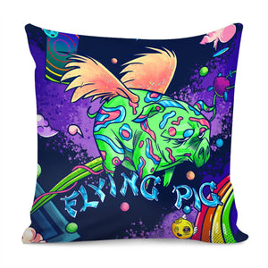 Space Pig Pillow Cover