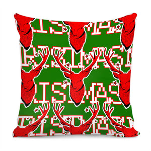 Reindeer Pillow Cover