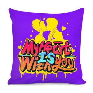 Love Slogan Pillow Cover