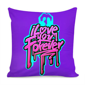 Love Slogan Pillow Cover