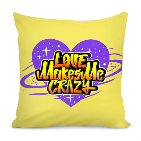 Image of Love Slogan Pillow Cover