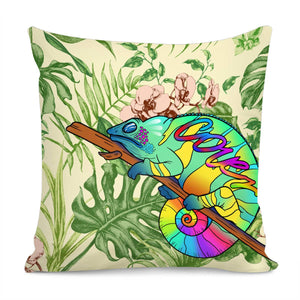 Chameleon Pillow Cover