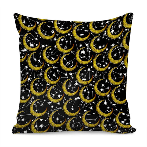 Image of Golden Moon Pillow Cover