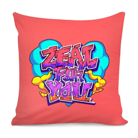 Image of Love Slogan Pillow Cover