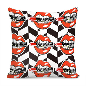 Lipstick Pillow Cover