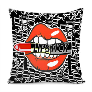 Lipstick Pillow Cover