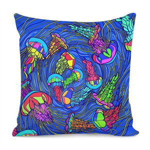 Jellyfish Pillow Cover