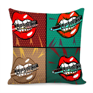 Lipstick Pillow Cover