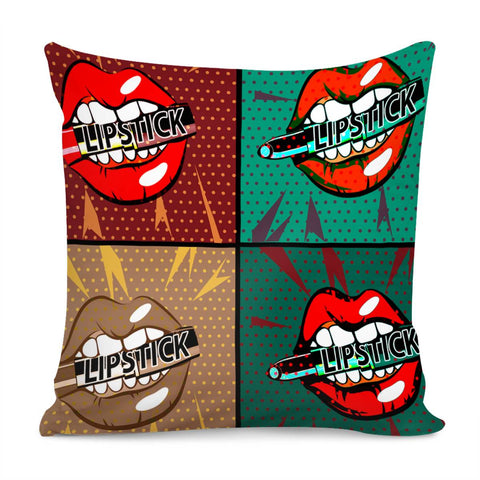 Image of Lipstick Pillow Cover