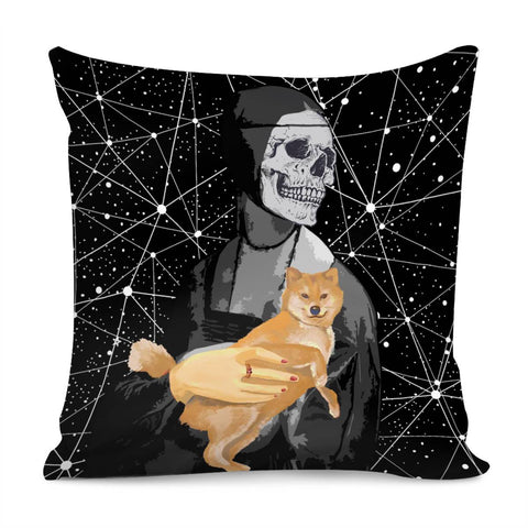 Image of Holding A Dog Pillow Cover