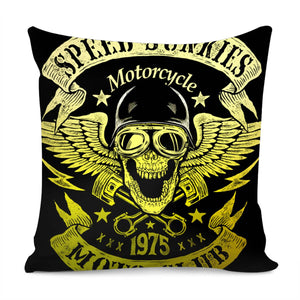 Motorcycle Pillow Cover