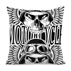 Motorcycle Pillow Cover