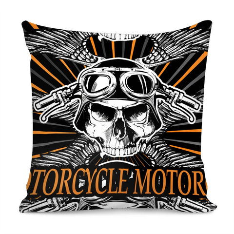 Image of Motorcycle Pillow Cover