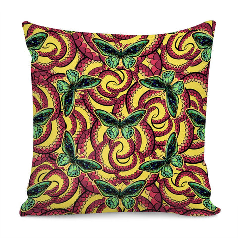 Image of Butterfly And Animal Pillow Cover