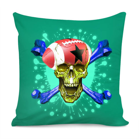 Image of Skull Pillow Cover