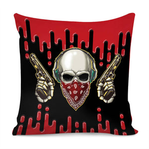 Pirate Skull Pillow Cover