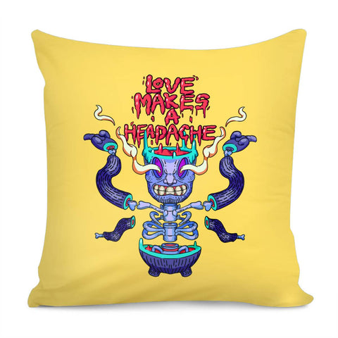 Image of Love Slogan Pillow Cover